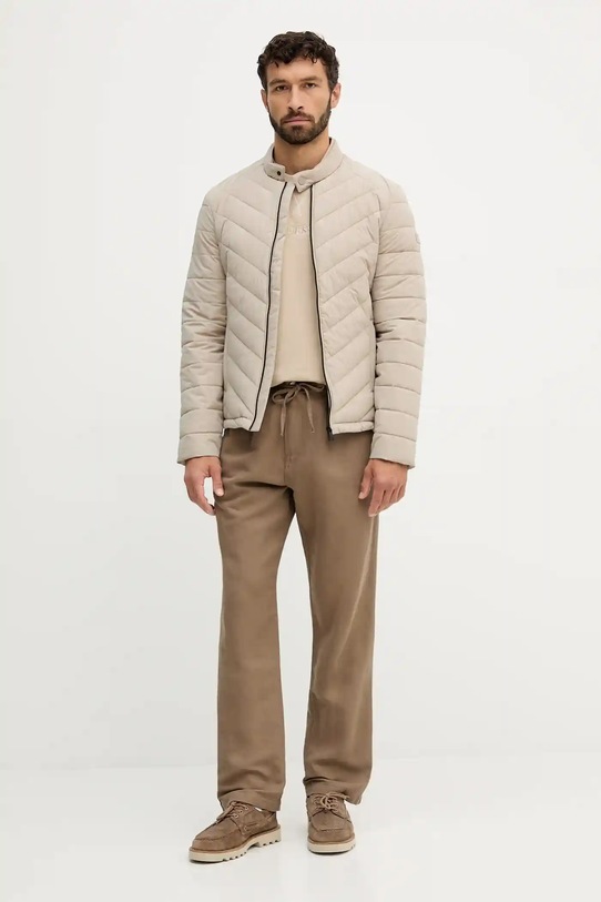 Guess pantaloni din in M5YB77.WHC00 maro AW25
