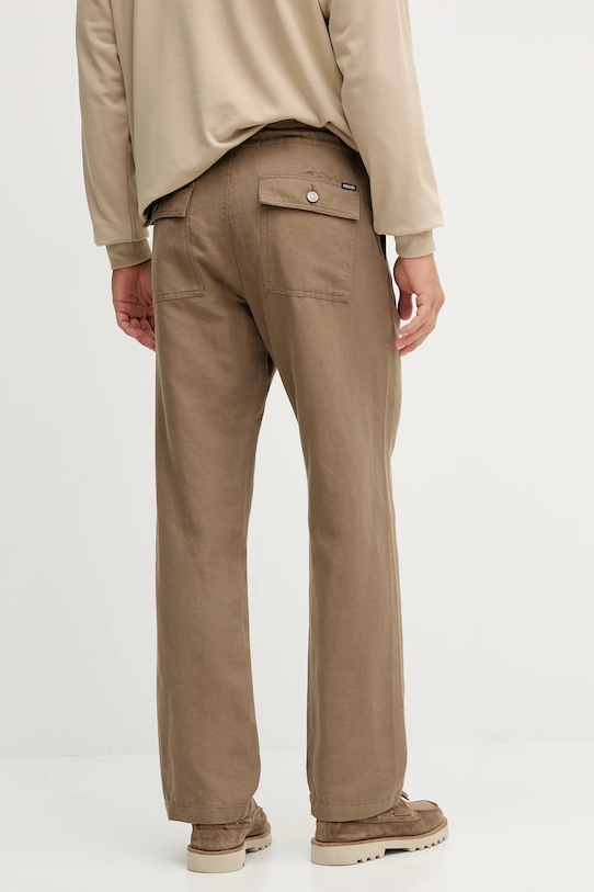 Îmbrăcăminte Guess pantaloni din in M5YB77.WHC00 maro