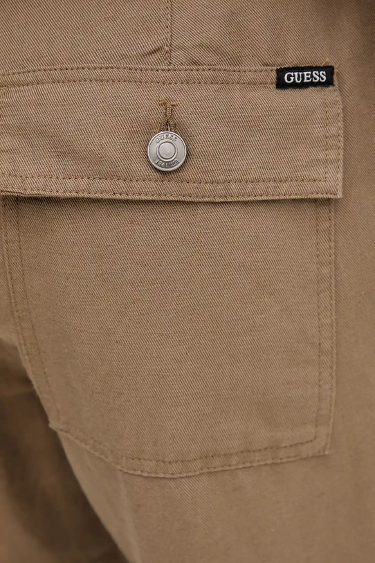 Guess pantaloni din in maro M5YB77.WHC00