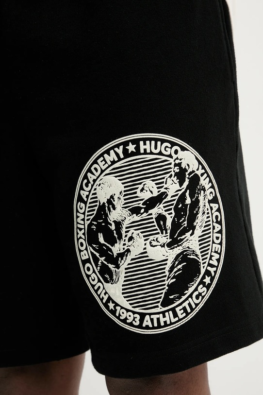 HUGO szorty bawełniane 50542413 czarny