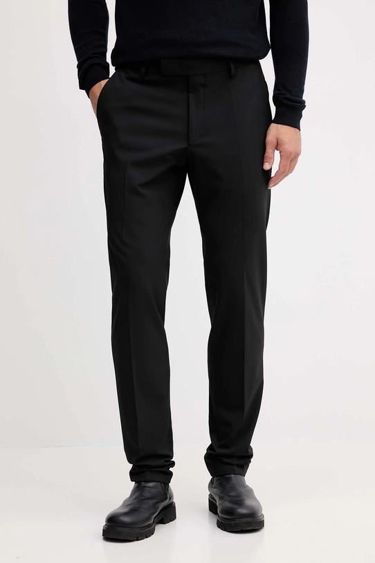 Karl Lagerfeld spodnie z elastanem czarny 554037.255002