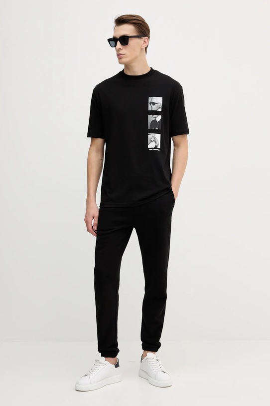 Karl Lagerfeld pantaloni de trening 554910.705008 negru AW25