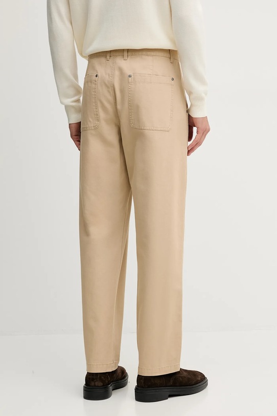 Îmbrăcăminte United Colors of Benetton pantaloni de bumbac 4QHDUF05N maro