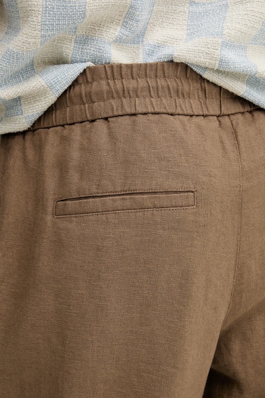 Les Deux spodnie lniane Patrick zielony 1000808