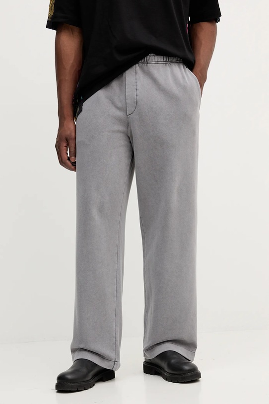 Versace Jeans Couture pantaloni de trening din bumbac bumbac gri 79GAAE00.CF00E