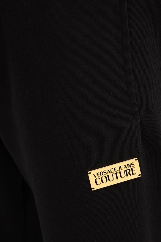 Versace Jeans Couture spodnie dresowe bawełniane czarny 79GAAT07.CF01T