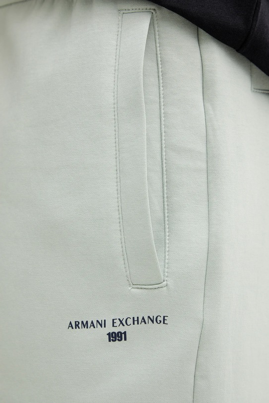 Armani Exchange pantaloni tuta verde XM000978.AF10818