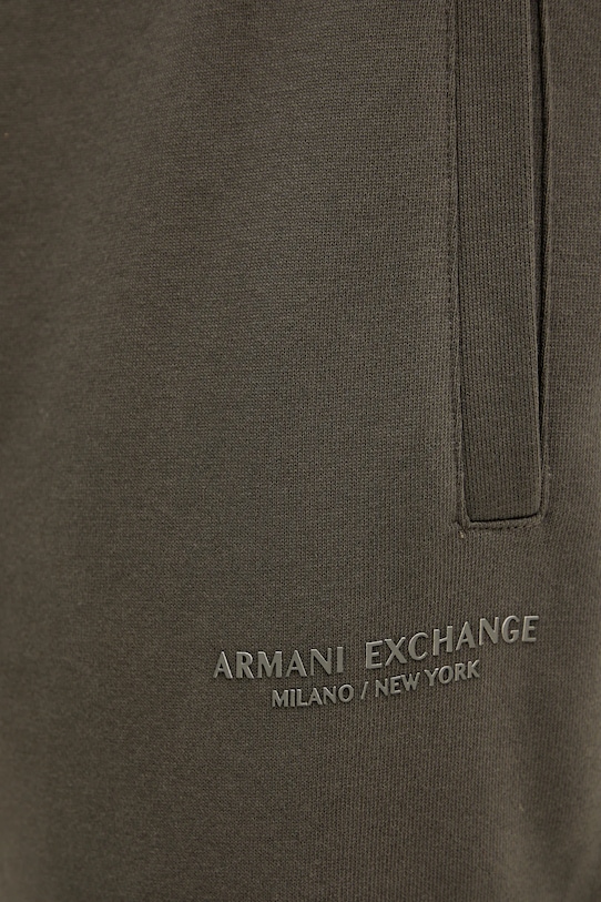 Bavlněné tepláky Armani Exchange zelená XM001299.AF20934