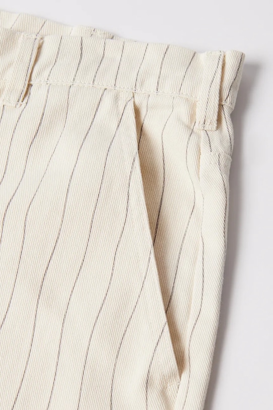 by Parra spodnie bawełniane Meandering beżowy 54247