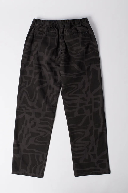 by Parra spodnie bawełniane Broken ftp 54341 czarny AW25