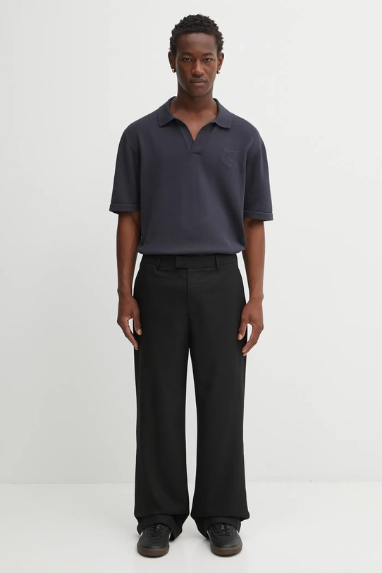 Represent trousers with wool blend Wool Pant MLM100357 black