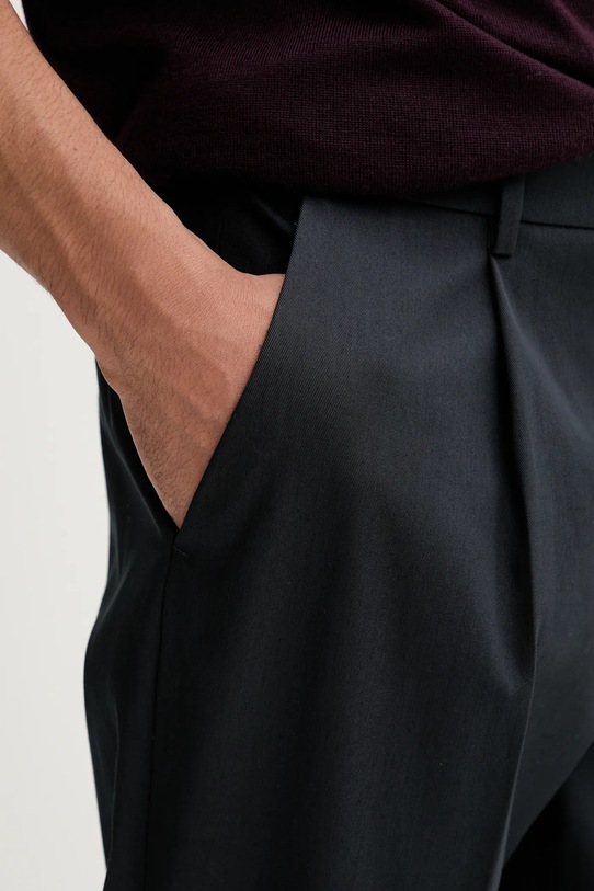 BARENA VENEZIA pantaloni de bumbac Pantalone Gazara bleumarin PAU5256.2785