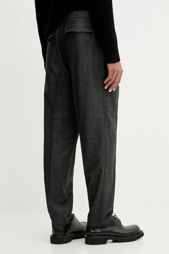 Ρούχα Μάλλινο παντελόνι BARENA VENEZIA Pantalone Masco PAU5500.501 μαύρο