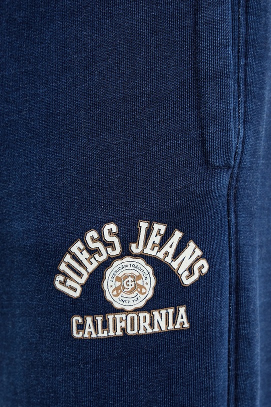 Βαμβακερό παντελόνι Guess Jeans μπλε M5YB74.KCXQ1