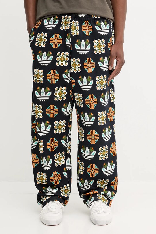 Спортивні штани adidas Originals Graphic Lo Tp бавовна чорний JW3503