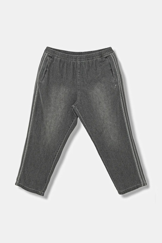 Bombažne kavbojke adidas Originals Denim TP siva JW5920