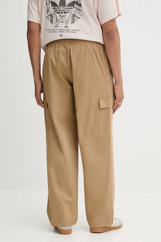 Ρούχα Βαμβακερό παντελόνι adidas Originals Essentials JX3912 πράσινο