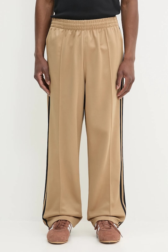 adidas Originals pantaloni tuta Baggy TP applique marrone JY1419