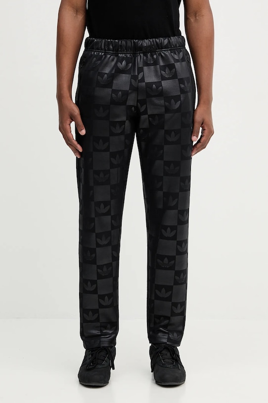 adidas Originals pantaloni de trening Monogram tricotaj negru JY2977