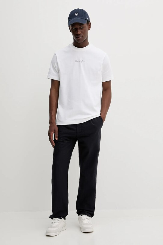 Marc O'Polo spodnie 5000006953 granatowy AW25