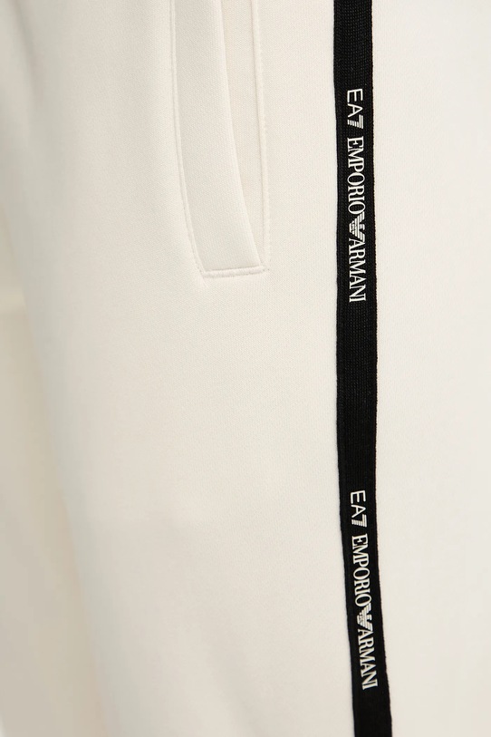 EA7 Emporio Armani spodnie dresowe beżowy AF10377.7M000974