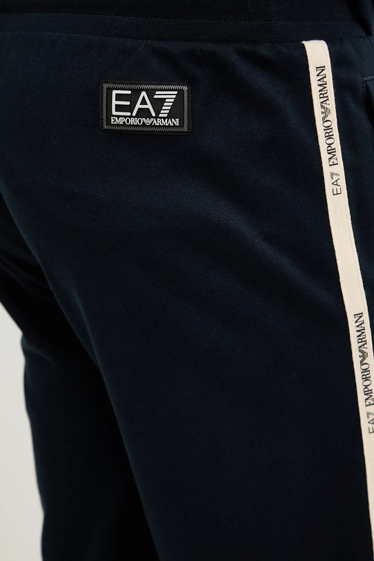 EA7 Emporio Armani spodnie dresowe bawełniane AF13512.7M001756 granatowy