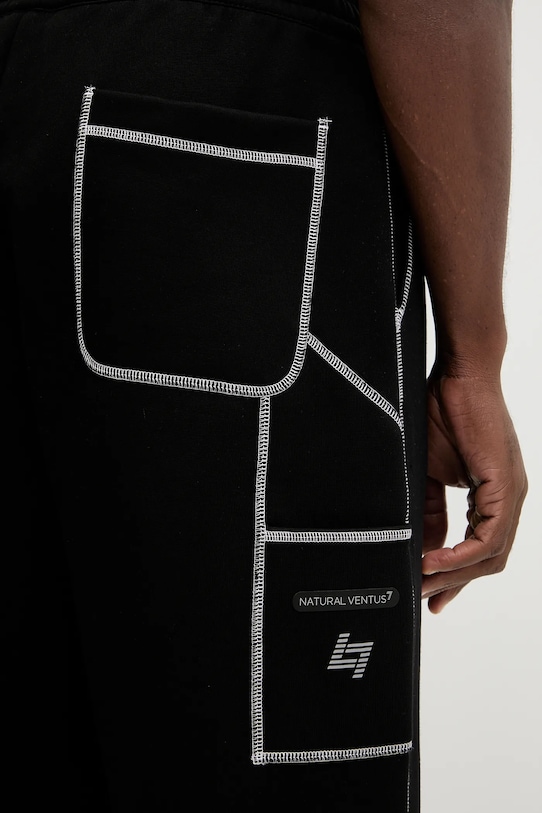 EA7 Emporio Armani spodnie dresowe czarny AF13538.7M000663