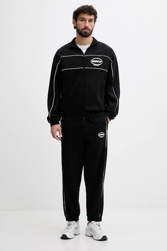 EA7 Emporio Armani spodnie dresowe AF12660.7M000987 czarny AW25