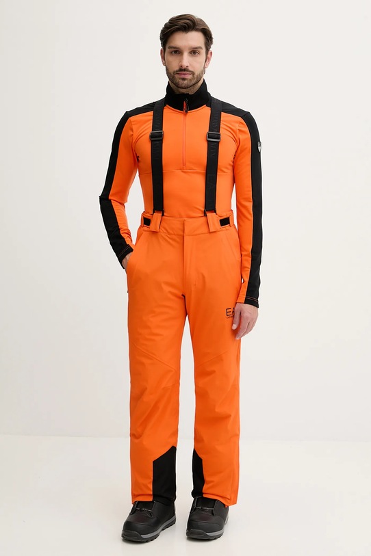 Smučarske hlače EA7 Emporio Armani AF13889.7M000465 oranžna AW25