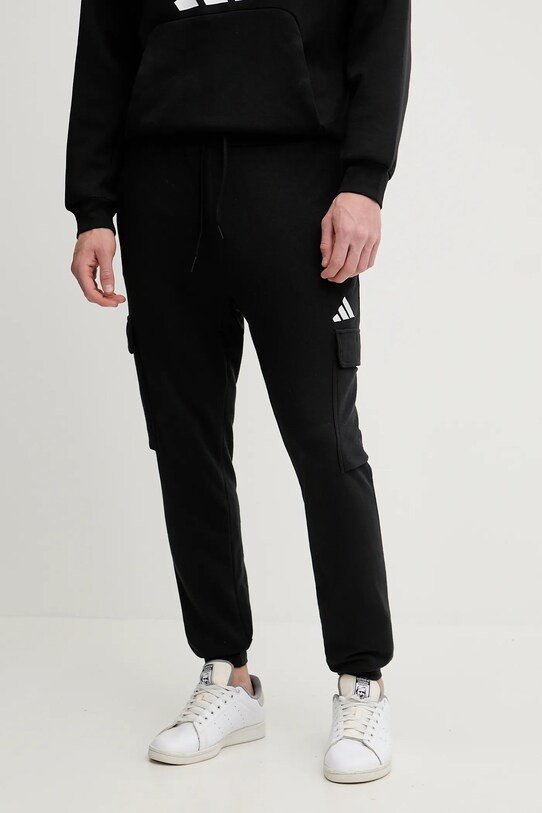 adidas melegítőnadrág Feelcozy sima fekete JE3865