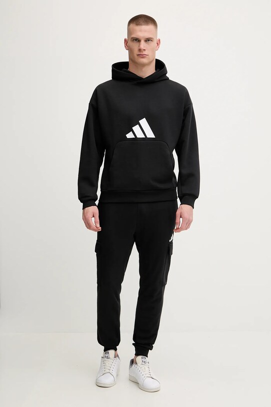 adidas melegítőnadrág Feelcozy JE3865 fekete AW25
