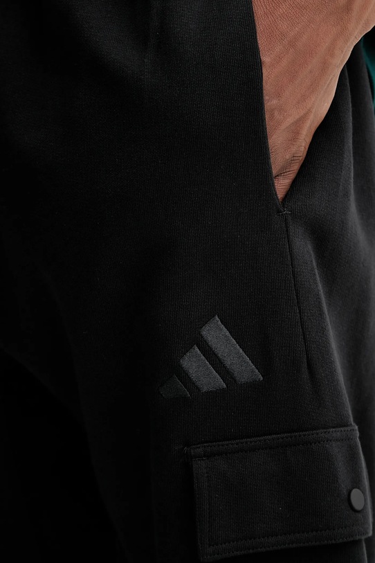 Бавовняні спортивні штани adidas All SZN чорний JN0580