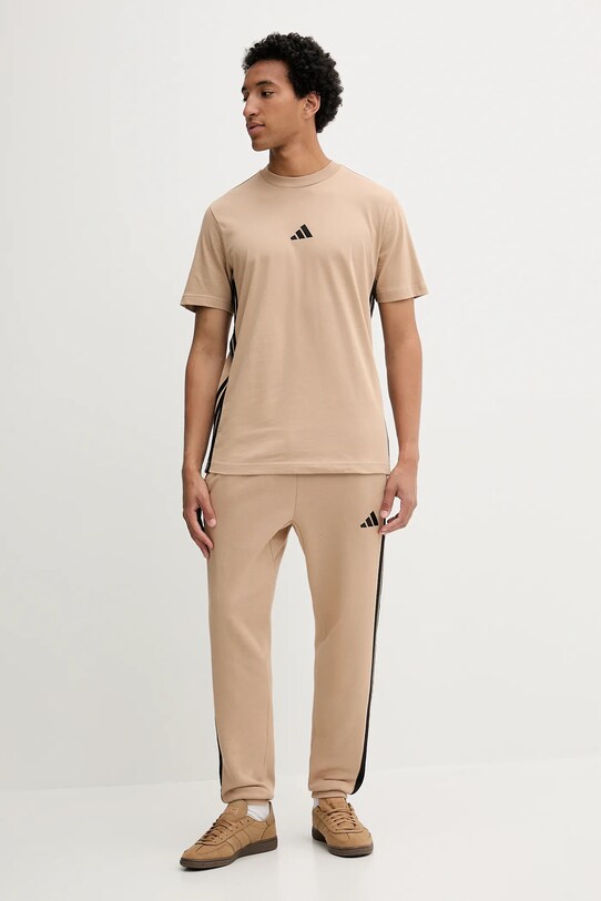 adidas spodnie dresowe Essentials JX0712 beżowy AW25