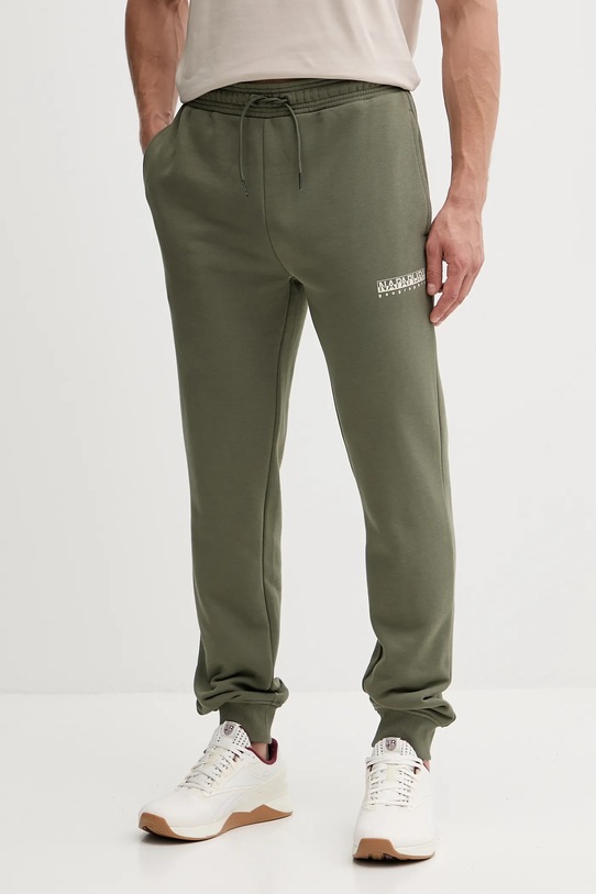 Napapijri pantaloni de trening M-Gori verde NP0A88UHG0A1