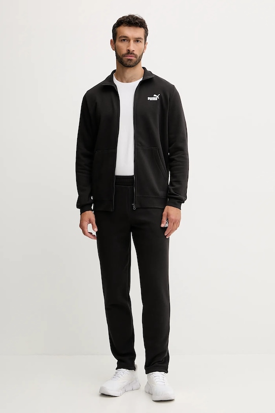 Puma pantaloni de trening 682610 negru AW25