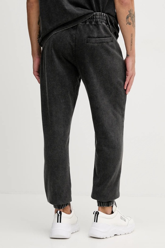 Îmbrăcăminte PLEIN SPORT pantaloni de trening din bumbac FAEC.MJT2647.SJY001N negru