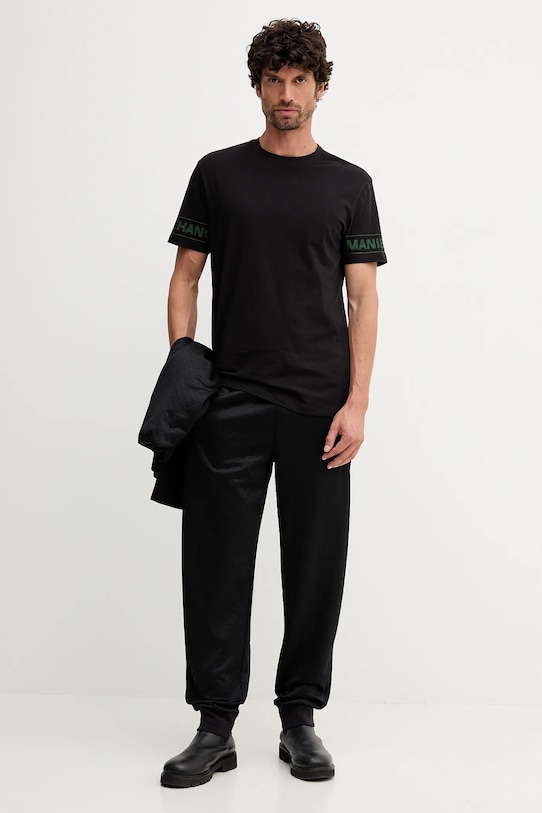 Armani Exchange spodnie dresowe XM001356.AF16259 czarny AW25