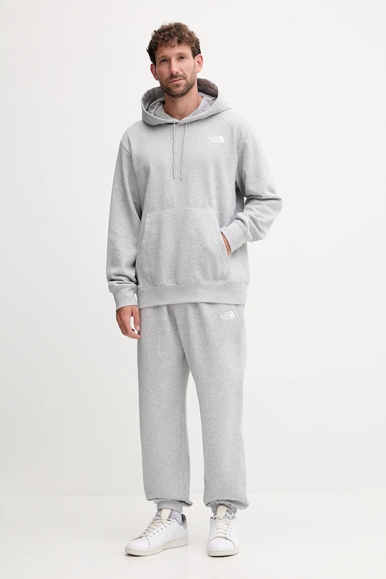 The North Face spodnie dresowe Essential Relaxed NF0A8C1FDYX1 szary AW25
