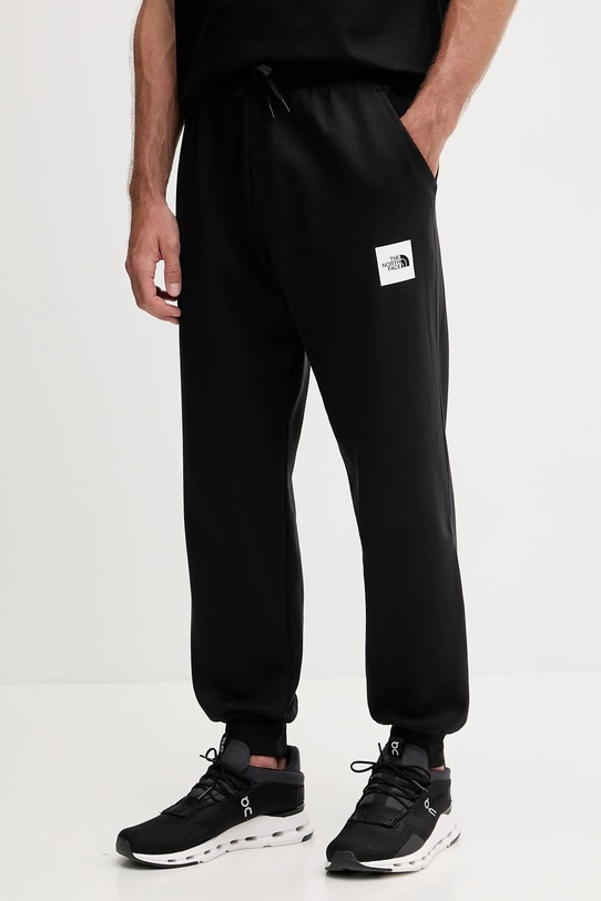 Παντελόνι φόρμας The North Face Fine πλεκτό ύφασμα μαύρο NF0A8C1KJK31