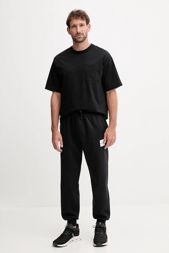 The North Face spodnie dresowe Fine NF0A8C1KJK31 czarny AW25