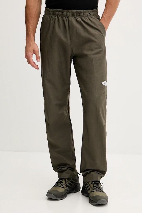 The North Face pantaloni Limestone drept verde NF0A8BT921L1