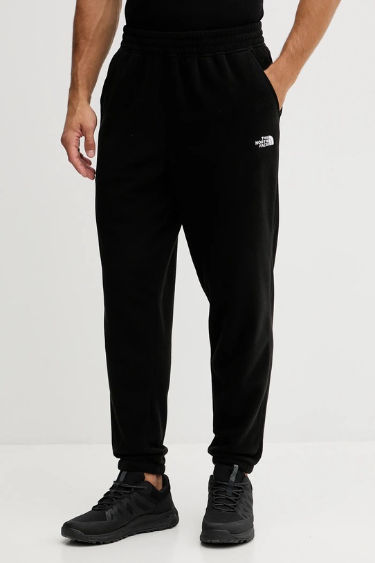 The North Face spodnie dresowe dzianina czarny NF0A8D0TJK31
