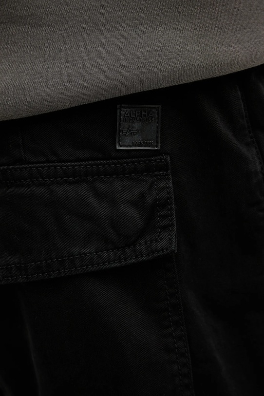 Alpha Industries spodnie bawełniane czarny 148207.03