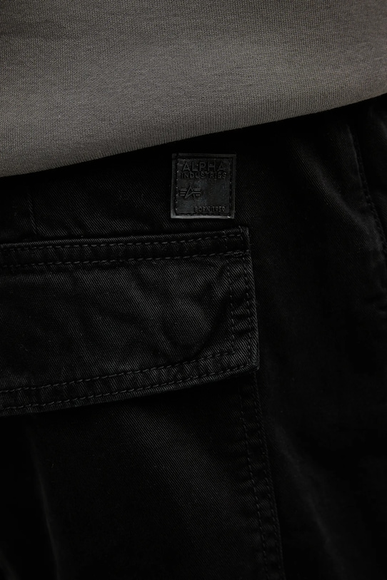 Alpha Industries spodnie bawełniane czarny 148207.03