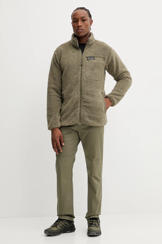 Columbia spodnie outdoorowe Pitchstone 2135671 zielony AW25
