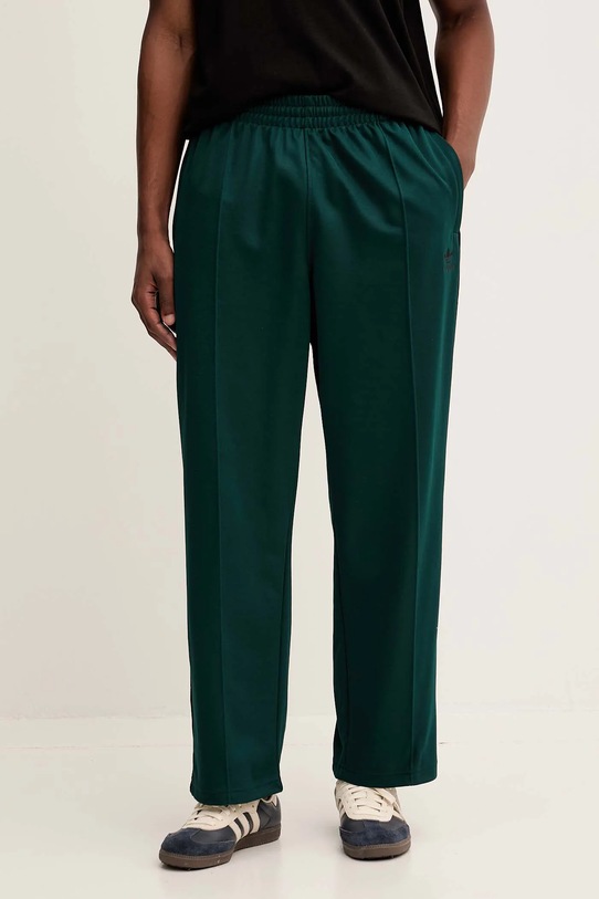Tepláky adidas Originals Baggy Tp pletenina zelená JY1420