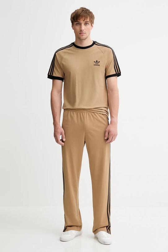 adidas Originals spodnie dresowe Firebird Tp JY6369 beżowy AW25