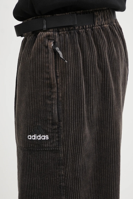 Хлопковые брюки adidas Originals EQT Pant чёрный JV7658