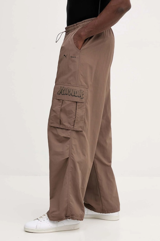 Nohavice Puma x RIPNDIP hnedá 632417