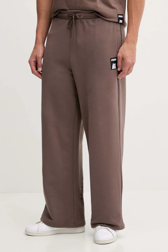 Donji dio trenirke Puma x RIPNDIP bez uzorka smeđa 632416